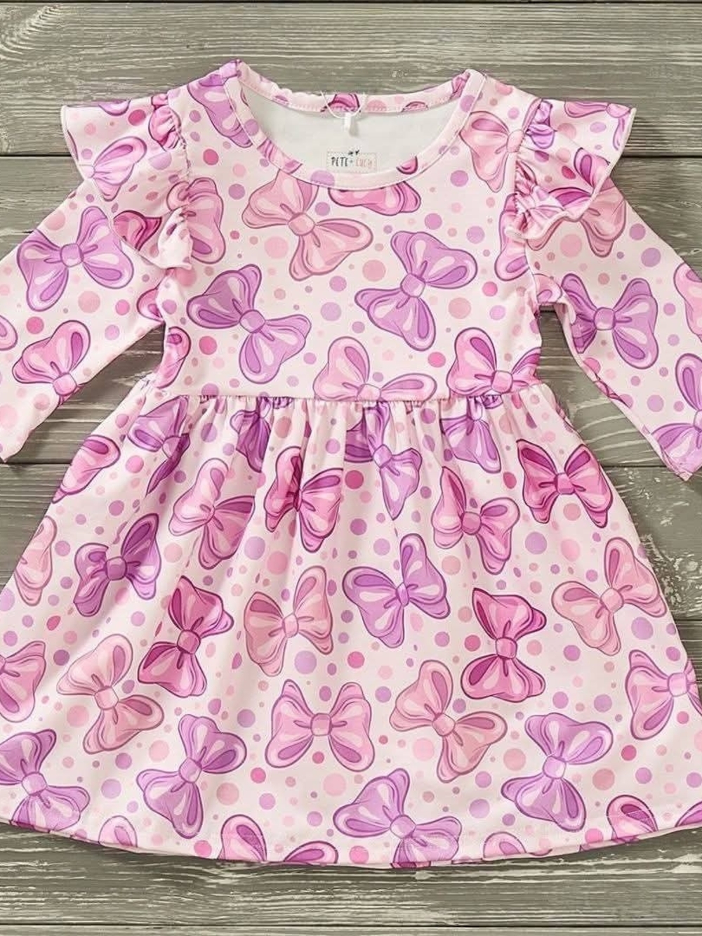 Pete+Lucy "BOWTASTIC" Dress P+L=PLUSH CLOUD SOFT FABRIC